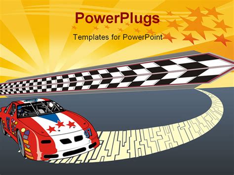 racing powerpoint template free
